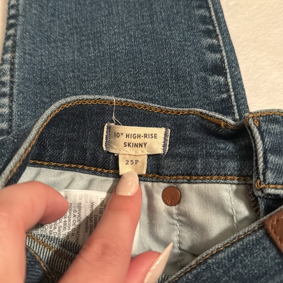 Women’s Madewell 10” High-Rise Skinny jeans, size 25P - Picture 6 of 6